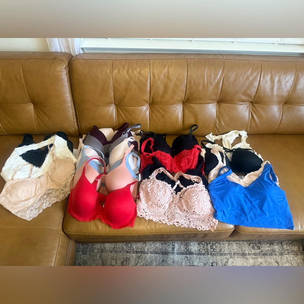 38DD Bras & Bralettes (lot of 19)